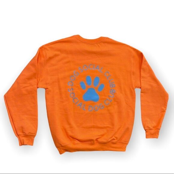 NWT Wool + Pepper Co. Dog Social Club Social Dog Club Unisex Human Crewneck - Picture 1 of 4